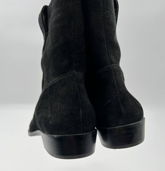 REBECCA MINKOFF Chasidy Black Suede Booties size 8M - Picture 9 of 9